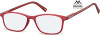 Montana Eyewear BLF51B leesbril - beeldschermbril +1.50 rood - rechthoekig - incl. hardcase