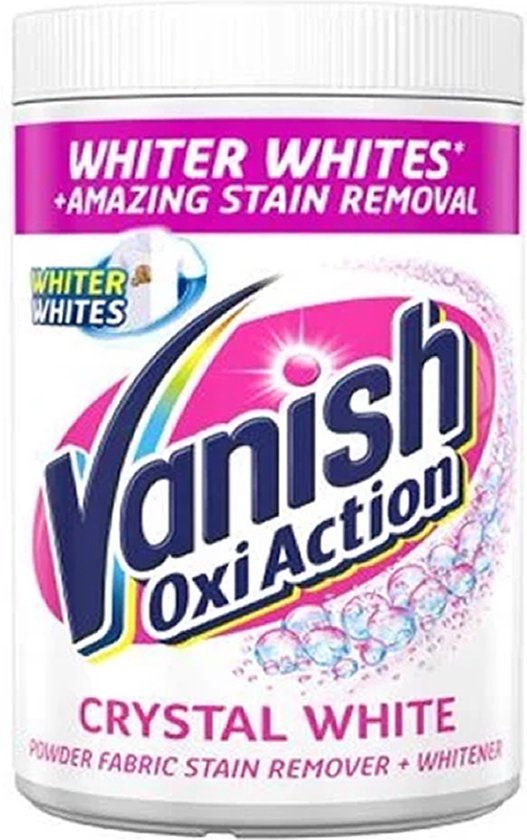 Vanish Oxi Action Crystal White Whitening Booster Poeder - Witte Was Vlekverwijderaar - 940g