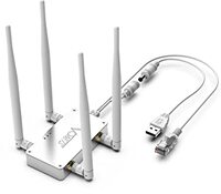 Vonets VBG1200 AC1200 Industriële WiFi-Brug, Repeater en Router - 4 Antennes