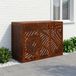VidaXL Airconditioner hoes roestkleurig 110 x 50 x 80 cm
