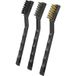 TOOLCRAFT Staalborstel RVS, Nylon, Messing 170 mm 1 set(s)