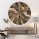 Bois Design Stickers Trompe L'Oeil Arche Ronde - Diamètre 120 cm