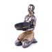 pajoma Afrikaanse decoratiefiguur met kandelaar, H 22 cm