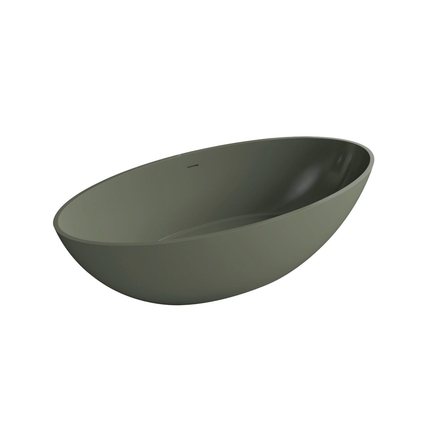 Best Design Vrijstaand ligbad just solid 180x85x52 cm army green