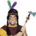 Boland Indianen set accessoires - Plume casque et hache tomahawk - avec ornements - pour Adultes