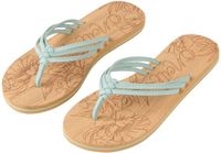 O'Neill Ditsy Teenslippers Dames Lichtblauw - Bruin