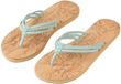 O'Neill Ditsy Teenslippers Dames Lichtblauw - Bruin