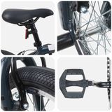 vidaXL BMX Fiets 16 Inch Donkergrijs