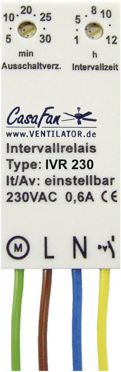 CasaFan IVR 230 Timermodule Wit