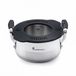 Masterpro BGEU-3777 steelpan 1,5 l Rond Noir, Inox, Transparant