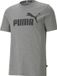 PUMA ESS Logo Tee Hommes T-shirt - Gris - Taille XL