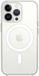 Merkloos / Sans marque Dun TPU Transparant Hoesje geschikt voor Apple iPhone 13 Pro | Back Cover met Magneet | Geschikt voor Draadloos Opladen met Magnetische Ring | Compatibel met MagSafe | Doorzichtig | Ultra Dun