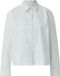 s.Oliver Chemisier Femme Manches Longues Coton Rayé Azur Taille 44