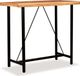 Maison Exclusive Tabouret de bar en acacia massif, 120x60x107 cm