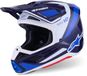 Alpinestars S-M7 Rise Blauw Wit Crosshelm - Helm