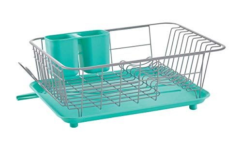 Farberware Volledig afdruiprek, Aqua, 3-delig