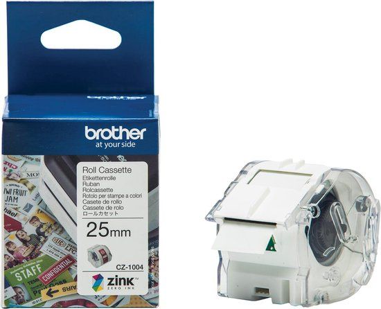 Brother CZ-1004 Printer Labels - White