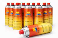 SMH LINE® Bouteilles de gaz de cuisine - 10x 227g - Bouteilles de gaz butane - Bouteilles de gaz