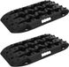 vidaXL Traction Board 2 pcs Black 57.5x30.5x5.5 cm Reinforced Nylon