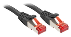 LINDY Cat6 S/FTP 0,3 m noir