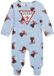 Guess Baby meisje romper Lange mouw Dierenprint Blauw Katoen 6 mnd