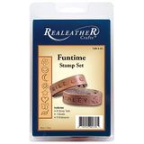 Realeather Crafts Lederen waren Kit Funtime stempel Set
