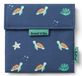 Roll'eat Snack’n’Go Animals Turtle Navy Polyester, Thermoplastic polyurethaan (TPU)