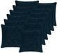 vidaXL - Kussensloop - 12 stuks - Katoensatijn - Marineblauw - 40 x 40 cm
