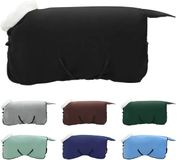 vidaXL Paardendeken Zwart 95 cm Polar fleece