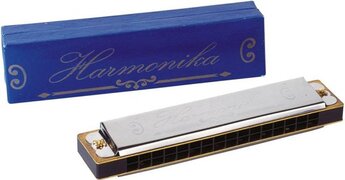 Goki Metalen mondharmonica 13 cm