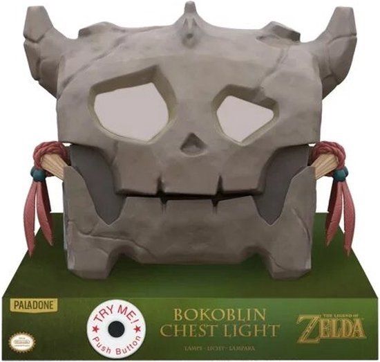 Paladone Bokoblin Chest Light – Officieel Gelicentieerde Legend of Zelda Kistlamp met Geluidseffecten