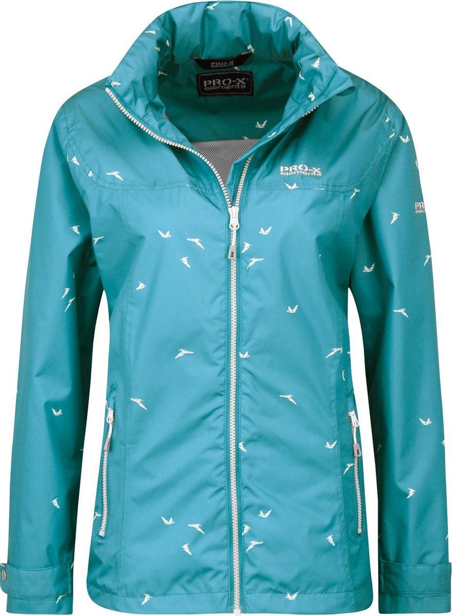 Pro-x Elements Regenjas Nora Junior Polyester Lichtblauw Mt 116