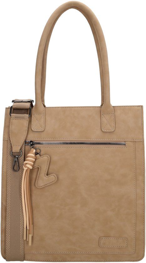 Zebra Trends Rosalyn Shopper - Tote Bag - Dames Tas - Zand