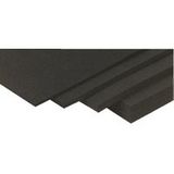 Plaque Caoutchouc EPDM Noir, 1.2m X 1.2m X 1.5mm (Prix pour 1)