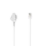 Hama 00201120 telefoonkabel 10 m Wit