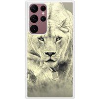 Lionne Verstevigd hoesje met sublimatie bedrukking, compatibel met Samsung Galaxy S22