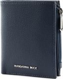 MANDARINA DUCK Leren Portemonnee Mellow Urban Wallet Avio Donkerblauw