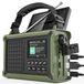 Unyqoos® Radio portable multifonctionnelle avec panneau solaire et alimentation de secours
