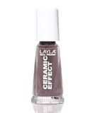 Layla Cosmetics Smalto Layla Ceramic Effect nagellak 10 ml Bruin Glans