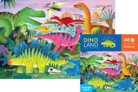Crocodile Creek Puzzle Monde des dinosaures 48 Pièces Maxi Puzzle enfant