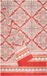 Bassetti MARECHIARO Foulard van 100% katoen in de kleur Rosso R1, afmetingen: 350x270 cm