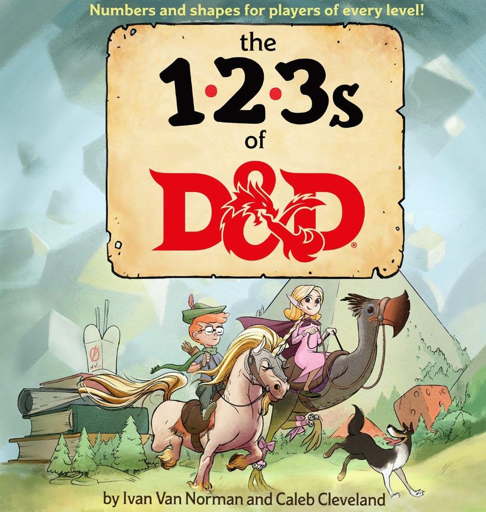 Wizards of the Coast 123s of D&D Learn to Count Children's Book - 9780786966684