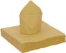 Santex feest servetten - 20x stuks - goud - 40 x 40 cm - papier