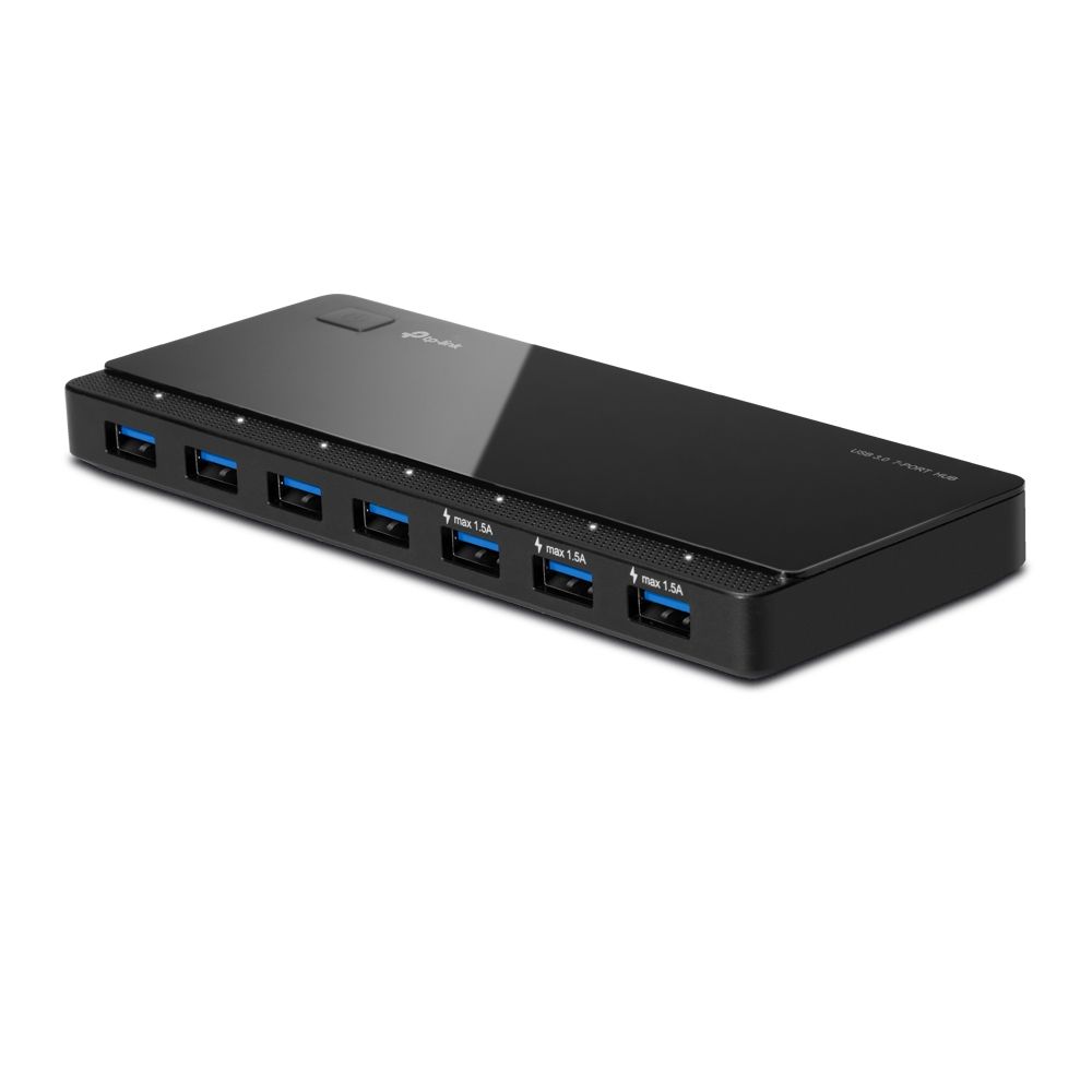TP-Link UH700 USB 3.2 Gen 1 (3.1 Gen 1) Hub - 7x USB-A - 5 Gbit/s - Black