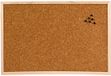 Trendoz Prikbord van kurk - met houten rand - 58 x 39 cm