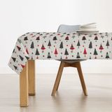 Muaré Vlekbestendig tafelkleed van hars Merry Christmas 300 x 140 cm