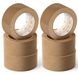 OFITURIA Milieuvriendelijk plakband van kraftpapier, bruin, 48 mm x 80 m, 6 rollen
