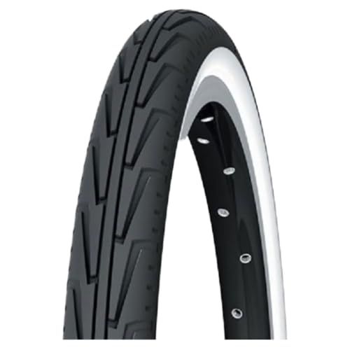 Michelin City J Comfort, Junior fietsband, stijve stang, zwart/wit, 450 A, 37-390