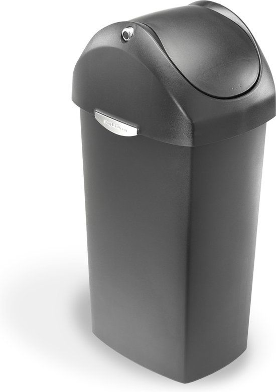 Simplehuman Afvalemmer Kunststof Swing - 60 l - Grijs