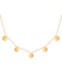 good.designs Ketting met vijf munten
